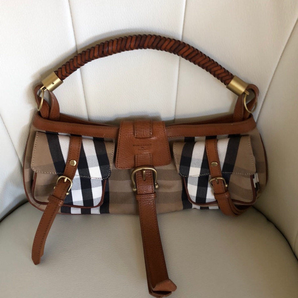 Vintage Burberry shoulder purse